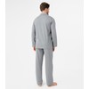 DAVID ARCHY Men's Cotton Sleepwear Button-Down Pajamas Set Mens Sleepwear
