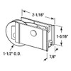 FHC D1863 Sliding Door Roller Assembly 1-1/2" Steel Ball Bearing