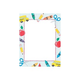 Great Papers! School Stuff Letterhead, 80 Count, 8.5"x11" (2013195)