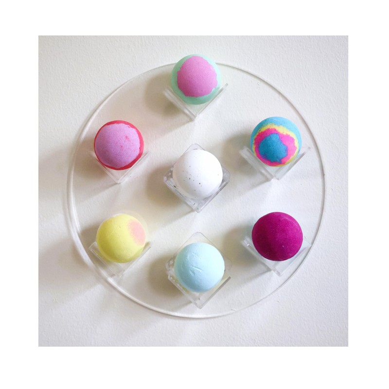 Bath Bomb Holder, Decorative Organizer for Bath Fizzers