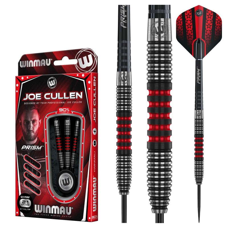 WINMAU Joe Cullen 21 g Tungsten Darts with Prism Flights