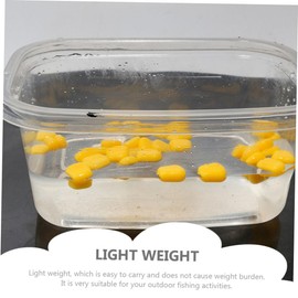 SUPVOX 200pcs Artificial Fishing Lures Floating Corn Grain Baits for Freshwater Fishing Simulation Baits for Bass and Pan Fish