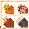 Tenceur 24 Pcs Fall Candy Gift Bags Bulk Kraft Paper