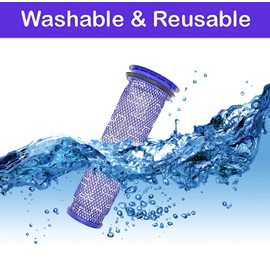 SCREENTRONICS Pre & Post Motor HEPA Filter Compatible Replacement for Dyson DC41 DC65 DC66 UP13 UP20 Animal Multi Floor and Ball Vacuum Cleaner Part # 920769-01, 920640-01