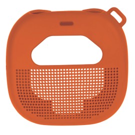getgear Silicone Cover Sleeve for Bose SoundLink Micro Portable Outdoor Speaker, Customized Design Skin Giving All 6 Directions Protection, Best Matching in Shape and Color(Orange)