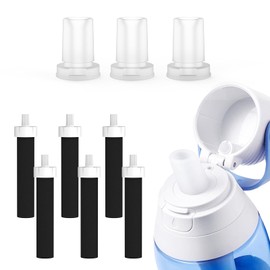 GLACIER FRESH - Filtros de botella de agua, repuesto para Brita BB06, filtro de botella de agua de lados duros y deportivos, 5 unidades