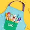 CHEFCLUB KIDS Unisex Children's Cotton Apron, Yellow, One Size, yellow