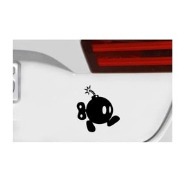 HSC Design Custom Decal Car for BOB-OMB Running Vinyl Decal - Car Truck Laptop Bumper Sticker Decal/Black