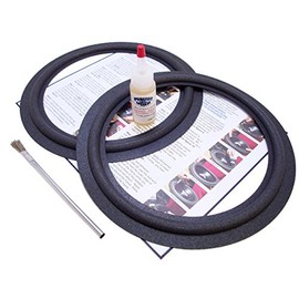 Standard 10" Flat-Attach Speaker Foam Surround Repair Kit - Universal 10 Inch