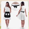 Geyoga Aprons for Women with Pockets Kitchen Cooking Waitress Maid