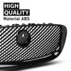 DOTCOM Front Upper Mesh Grille W/Emblem Compatible with Jaguar XF
