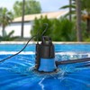Outsunny Pool Cover Pump, 1/4 HP Sump Pump with 32.8ft