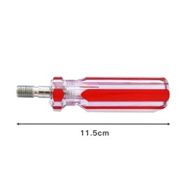 3C 4C 5C F Type Contact Screwdriver Set, F-Type Connector, Installation, Driver, F-Type Terminal, Antenna Contact Plug Only (6 Pieces + Screwdriver)