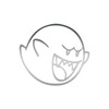 Mario Character Cartoon Boo Car Window Vinyl Decal Sticker 4"