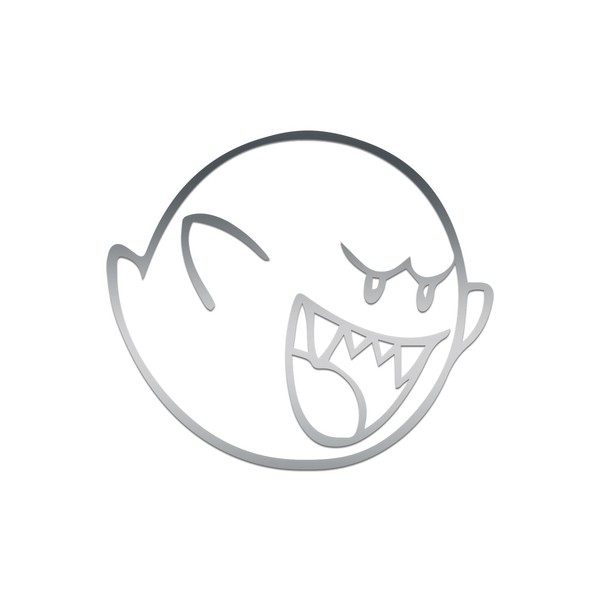 Mario Character Cartoon Boo Car Window Vinyl Decal Sticker 4"