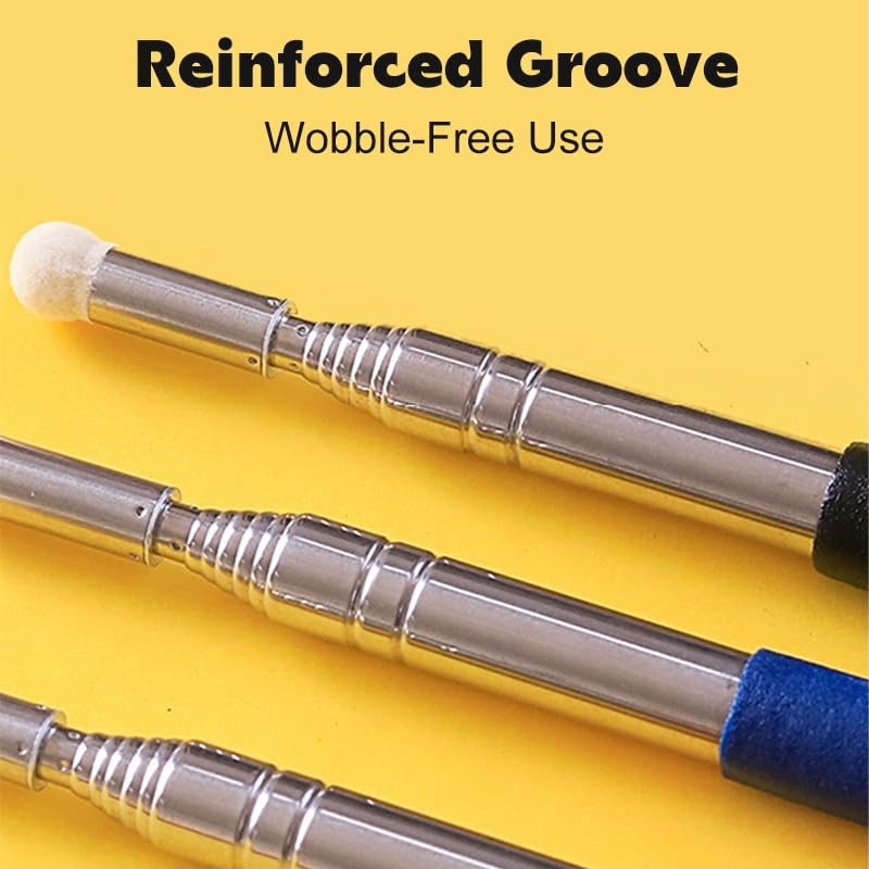 Dumero Telescopic Teaching Pointer for Teachers, 1 Pack Black Pointer