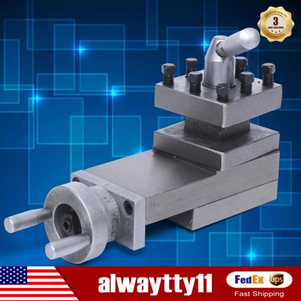 Unbranded WM180V Metal Lathe Cross Slide and Tool Holder Compound