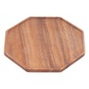 Tea Plate Natural Wood Environmental Protection Uniform Texture Odorless Serving