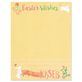 Current Jelly Bean Kisses Easter Letter Paper-Decorative Spring Stationery Sheets With Bunny Border,Printable Holiday, Wedding & Bridal Shower & Invitation Letterhead Sheets, Pack of 25, 8 1/2" x 11"