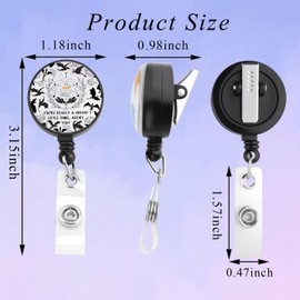 PLITI 4th Wing Gift Dragon Rider Gift You're Really a Violent Little Thing Dragon Badge Reel for Nurse Doctor (Violent Little badgeCA)