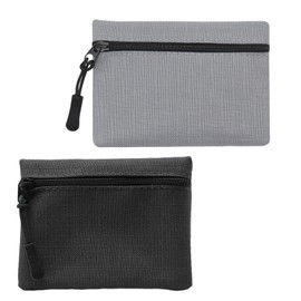 Pack of 2 Mini Purses Women's Mini Purse Coin Purse Coin Purse Coin Purse Coin Purse Coin Purse Coin Purse Coin Purse Coin Bag Coin Purse Coin Bag, 1 x black + 1 x grey, simplicity