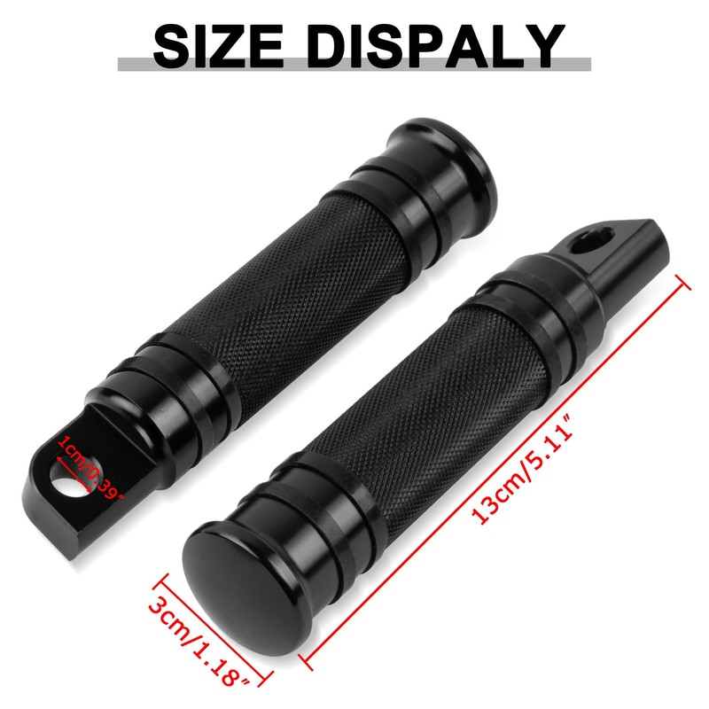 Motorcycle Foot Pegs, PSLER Male Footpegs for Dyna Sportster XL883