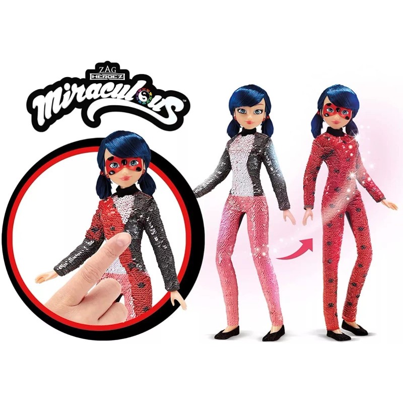 Miraculous Muñeca Ladybug Miraculous Fashion Doll Transformacion P50375