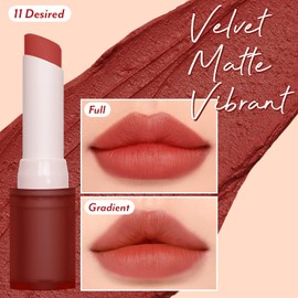 I'M MEME Velvet Lipstick - Drawing Atelier | Highly-Pigmented, Long-lasting, Velvet-matte Finish, 11 Desired, 0.12 Oz