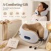 Rechargeable U-Shaped Neck Massager with Heat – 3D Kneading, Vibration