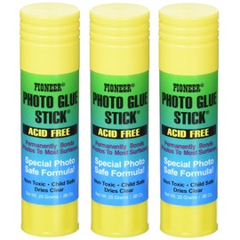 Pioneer Value Sized Photo Glue Stick 25 Grams/.88oz (3 Pack)