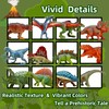 Simulated Adventure Dinosaurs Toys, 12 Pcs Realistic Dinosaur Figures with