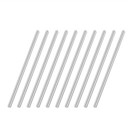 VictorsHome 2.5mm x 100mm 304 Stainless Steel Round Rod, Metal Solid Shaft Lathe Bar Stock for Model Car DIY Crafts 10pcs