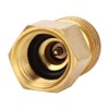 Adapter 1/4SAE Female to 1/2ACME Adapter Plug for R134A Car