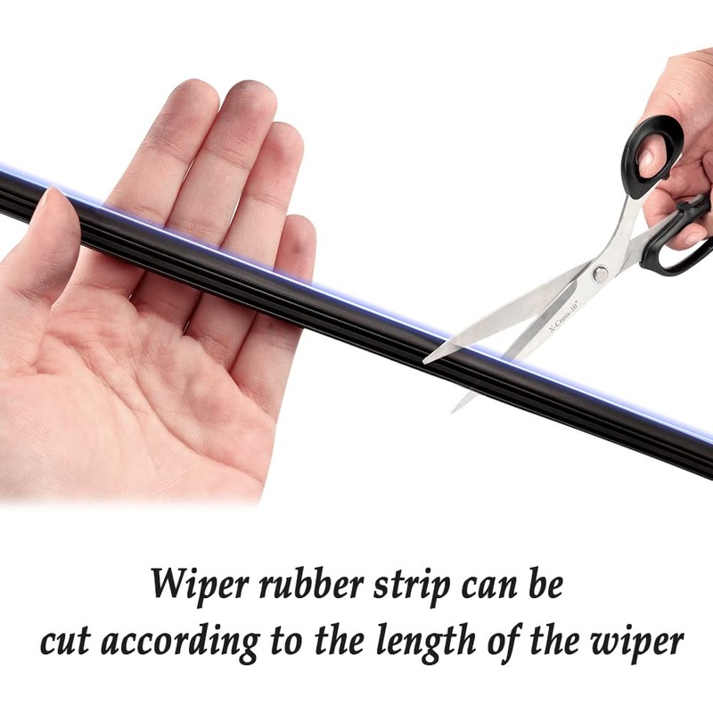 8PCS 32" Car Windshield Wiper Blades Strips,Rubber Wiper Blade Inserts,Universal
