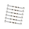 6Pcs Aluminum Alloy Adjustable Push RodsTurnbuckle Rod Linkage Accessories for