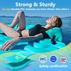 Sunrio 2025 Upgrade 72''*72'' Giant Inflatable Floating Mat Pool Float