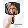 MIRRORNOVA Hand Mirror, Barber Hairdressing Handheld Mirror with Handle for