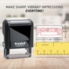Trodat Printy 4911 Self-Inking Stamp with POSTED Message with Box