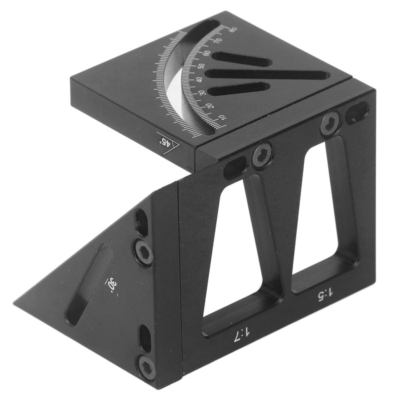 Multi Angle 3D Protractor 45 Degree Marking Ruler Essential Woodworking