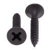 3.5 x 45 mm Drywall Black Screws, Plaster Hoods, Self-Tapping