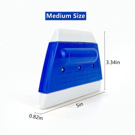 Umaki Paquete de 2 raspadores de vinilo de goma para envolver vinilo, película de tinte para ventanas, gráficos, instalación de PPF, pequeña herramienta de escobilla para puerta de cristal, 5 x 3.4 pulgadas