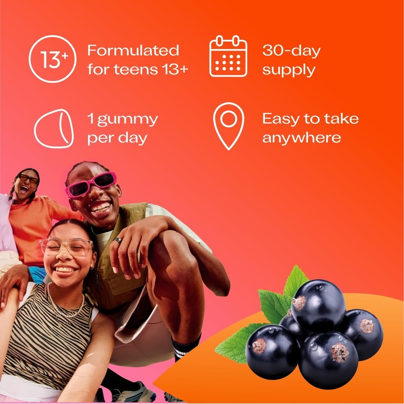 Bio-Kult 3in1 Biotic Blend Probiotic Gummy with Multivitamins, for Teens