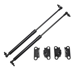 TSUBASA Gas Struts 16inch 89-890N Shocks for Heavy Lid, RV Bed Lift Kit for Tool Box RV Bed and Hydraulic Cabinet Door Absorber Heavy Duty Lift Support for Toy Lid and DIY 2PCS (16inch 200lb 890N)