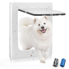 PetSafe Plastic Dog Door, 8.5" x 11.5" Inner Frame, 2-Way Locks, Medium