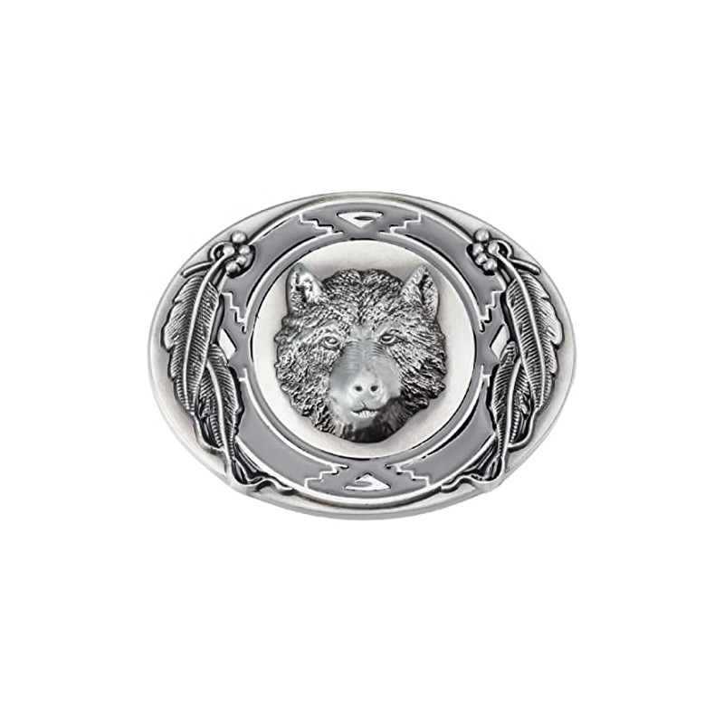 Norse Viking Bear Head Belt Buckle for Men - Punk