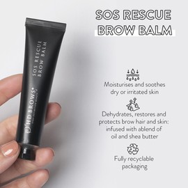 HD BROWS SOS Rescue Brow Balm, Multi-Purpose Care Balm, Infused with a Blend of Oils, Vegan-Friendly, Fully Recyclable Packaging