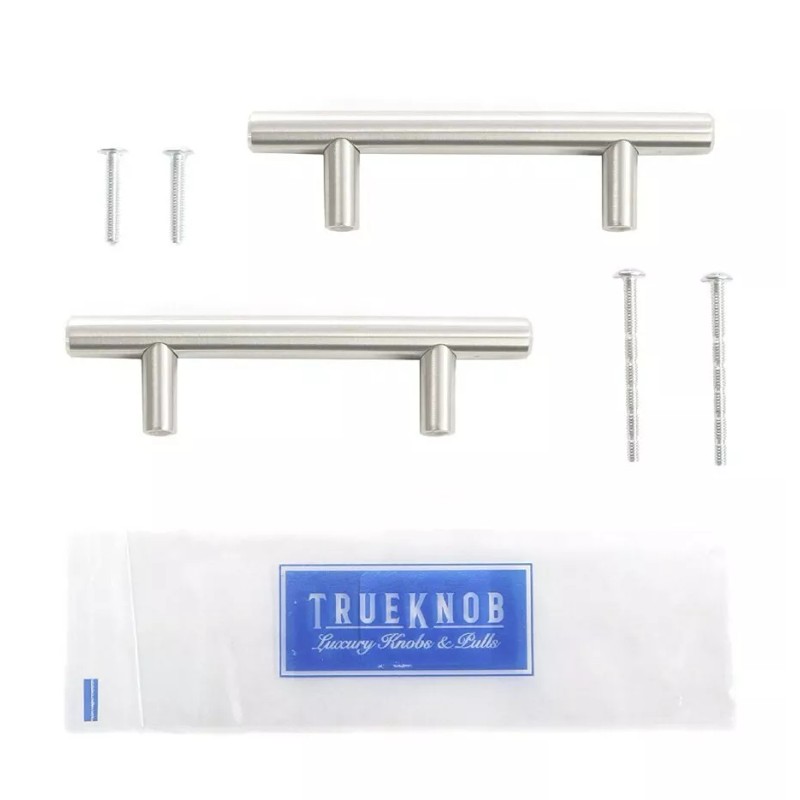 True Knob (2 Pack) TrueKnob 3" inch Solid Stainless Steel