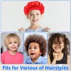 3 Pcs Satin Kid Bonnets Curly Hair Wrap Girl Silk