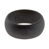 Arthletic Fit Ring Men's Silicone Wedding Ring Powered (Black, Blue,