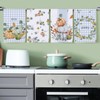 Arquiel Fall Pumpkins Kitchen Towel Set of 4, 100% Cotton